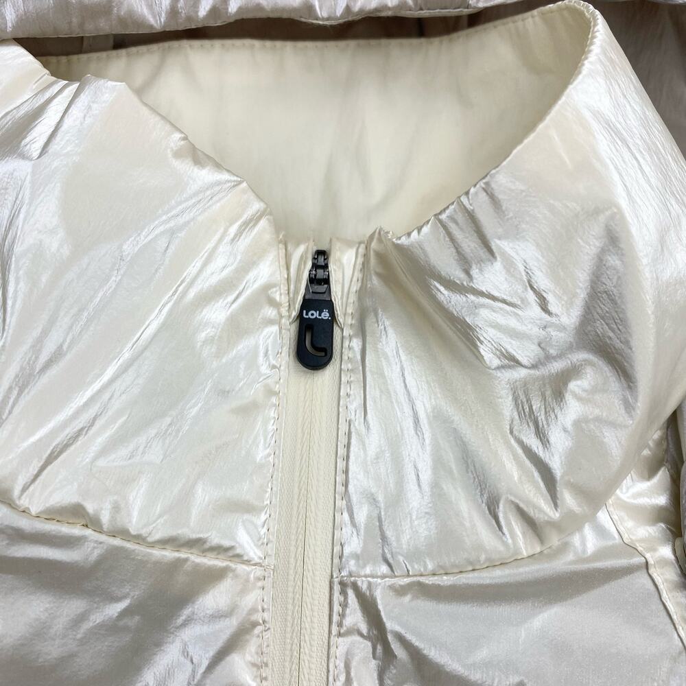 NWT LOLE Sprint Jacket Sz XS Two Tone Gardenia - Picture 9 of 14